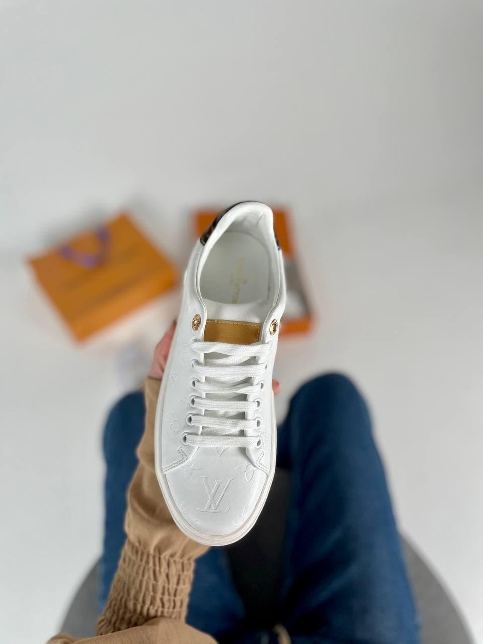 Louis Vuitton White Brown 2