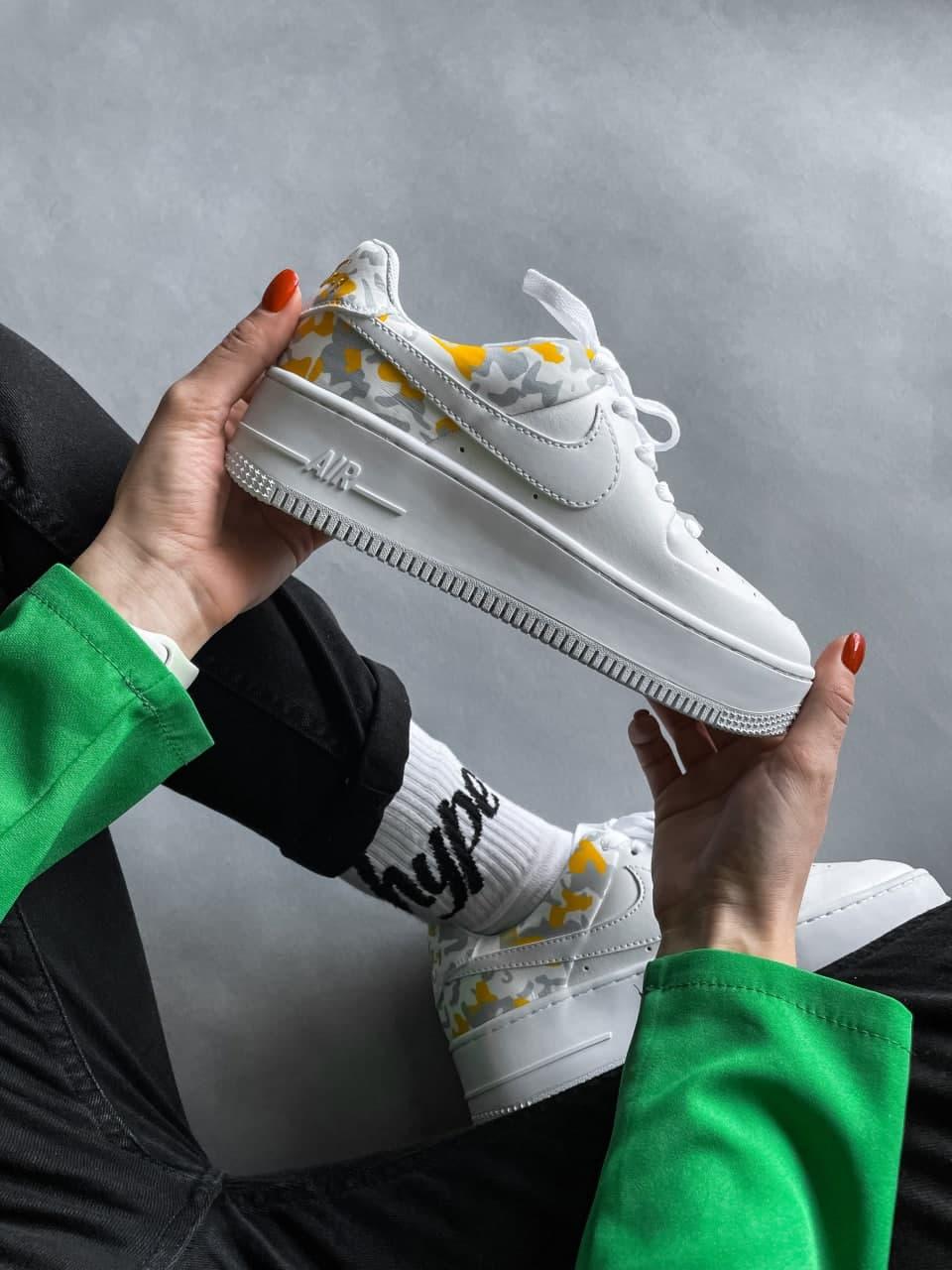 Nike Air Force 1 Sage White Flowers