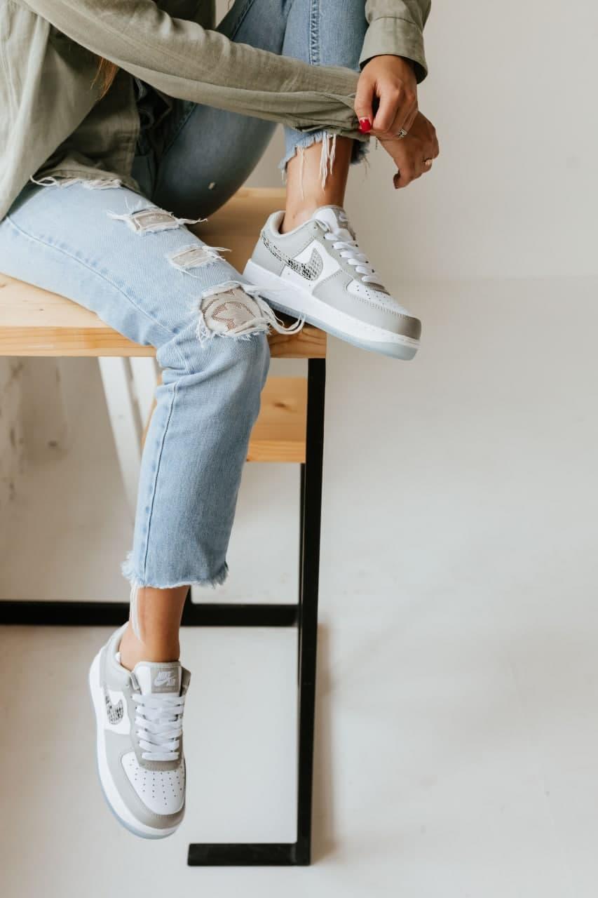 Nike Air Force 1 Low Grey Snake