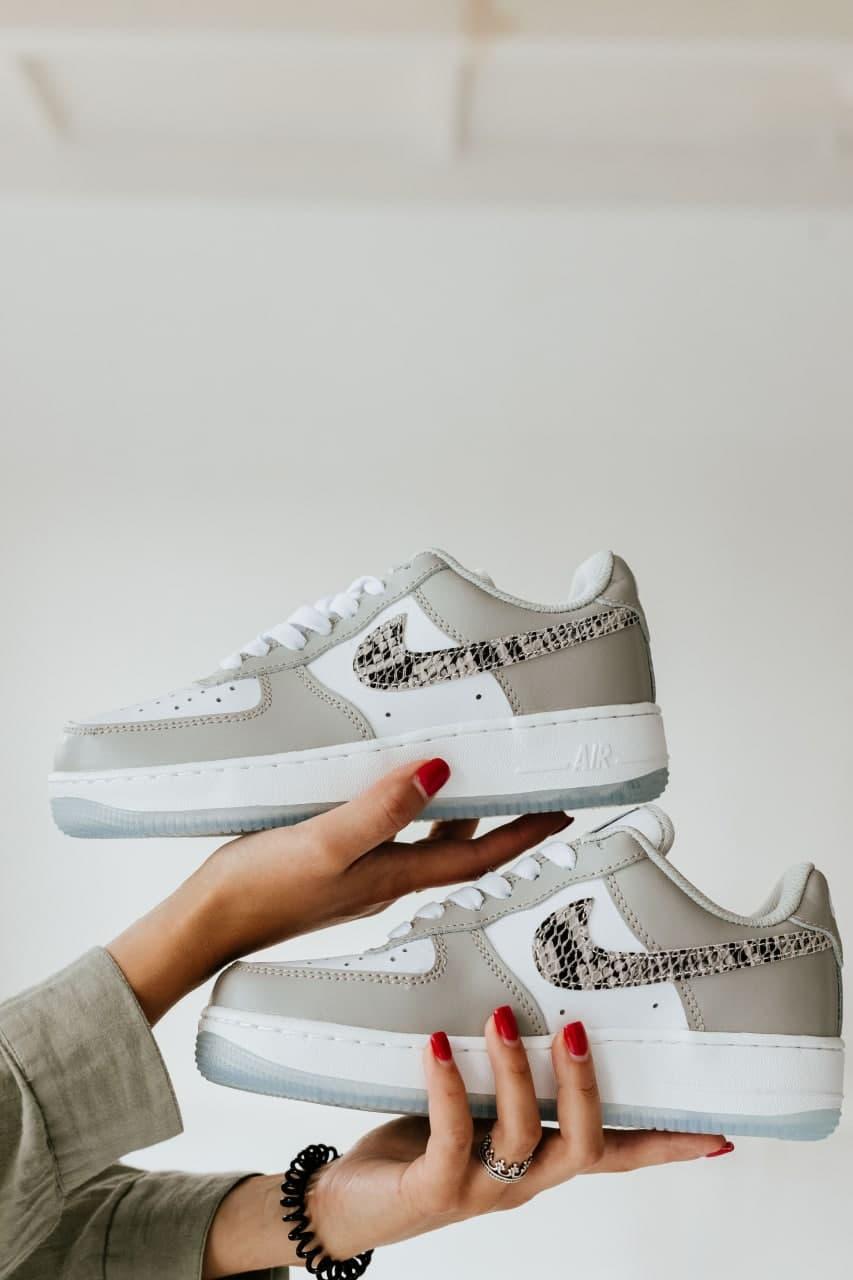 Nike Air Force 1 Low Grey Snake
