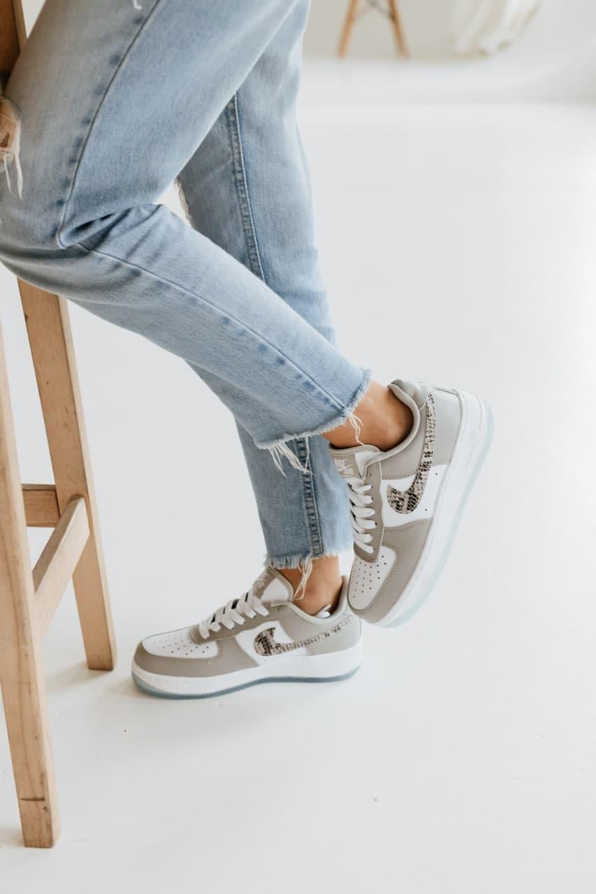 Nike Air Force 1 Low Grey Snake