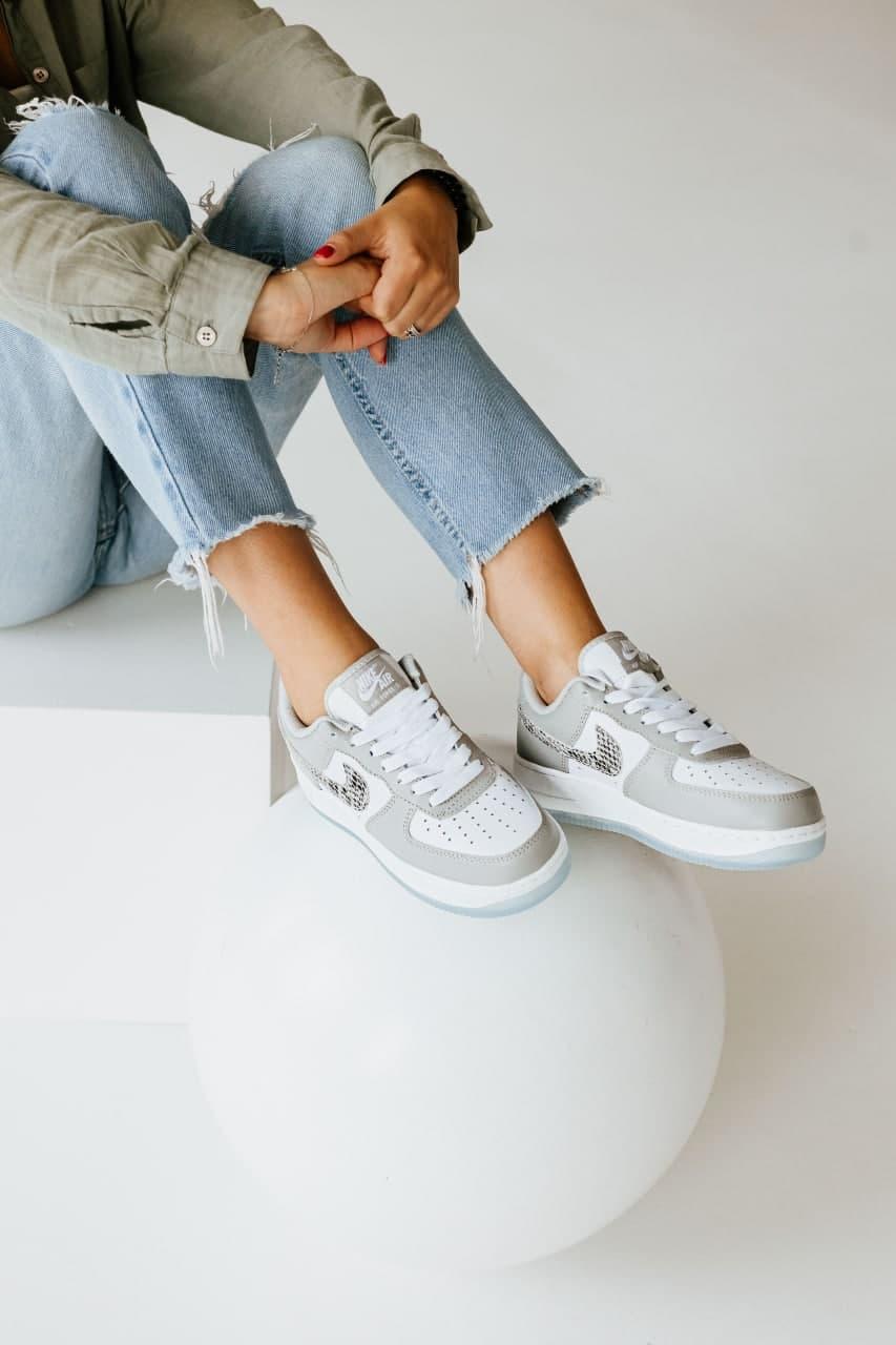 Nike Air Force 1 Low Grey Snake