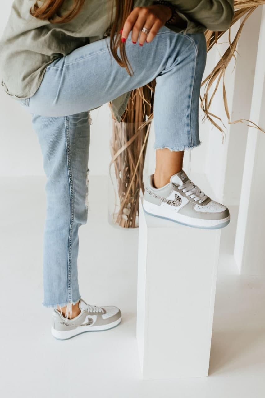 Nike Air Force 1 Low Grey Snake