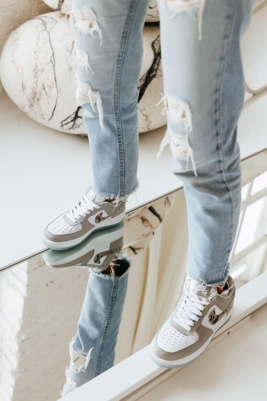 Nike Air Force 1 Low Grey Snake