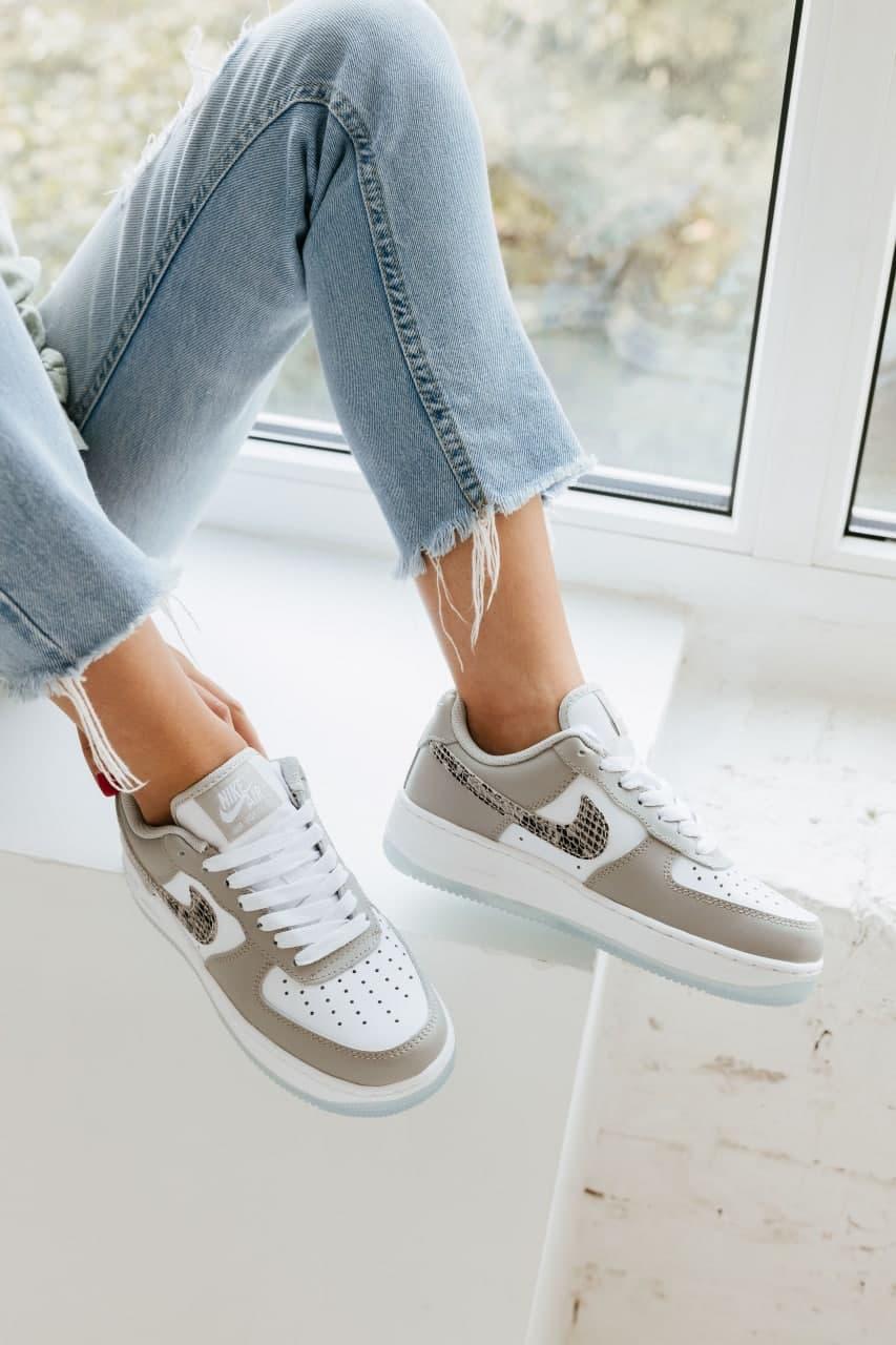 Nike Air Force 1 Low Grey Snake