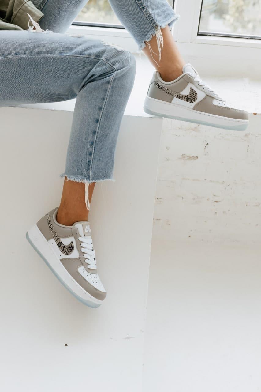 Nike Air Force 1 Low Grey Snake