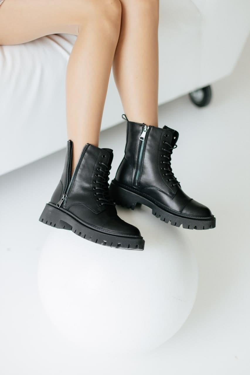 Balenciaga Boots Tractor Black Fur (No Logo)