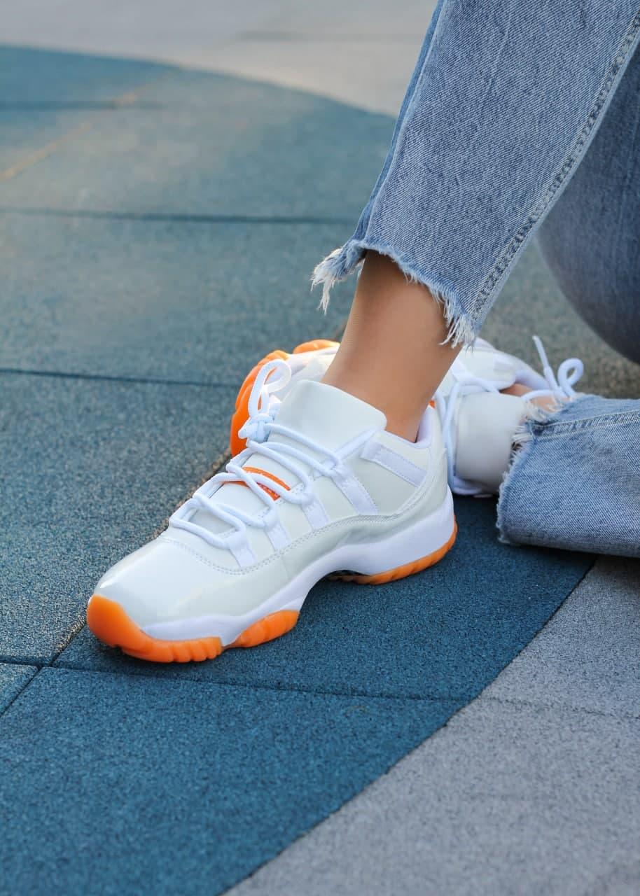 Nike Air Jordan Retro 11 White Orange