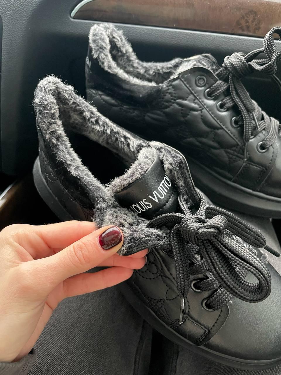 Louis Vuitton Black Fur