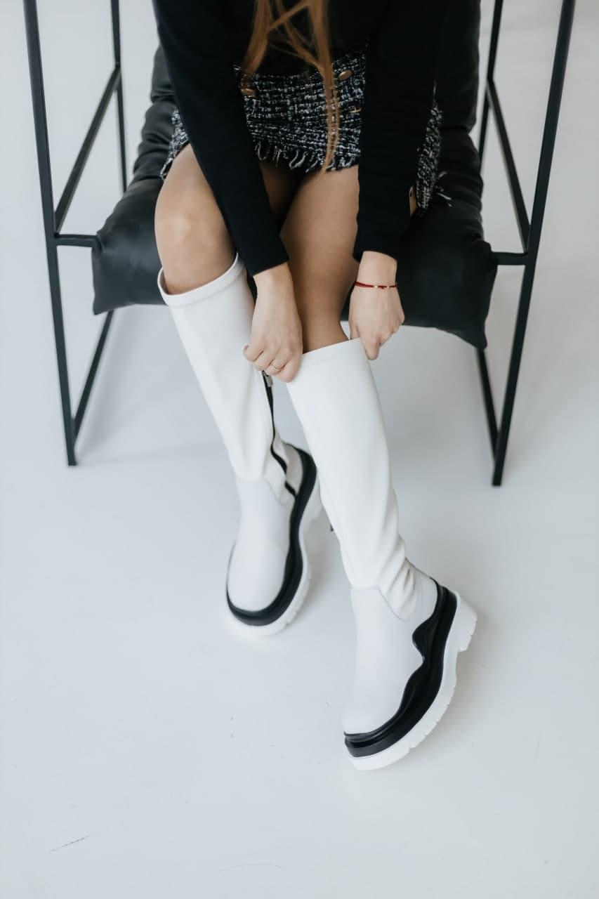 Bottega Veneta High White Premium (Фліс)