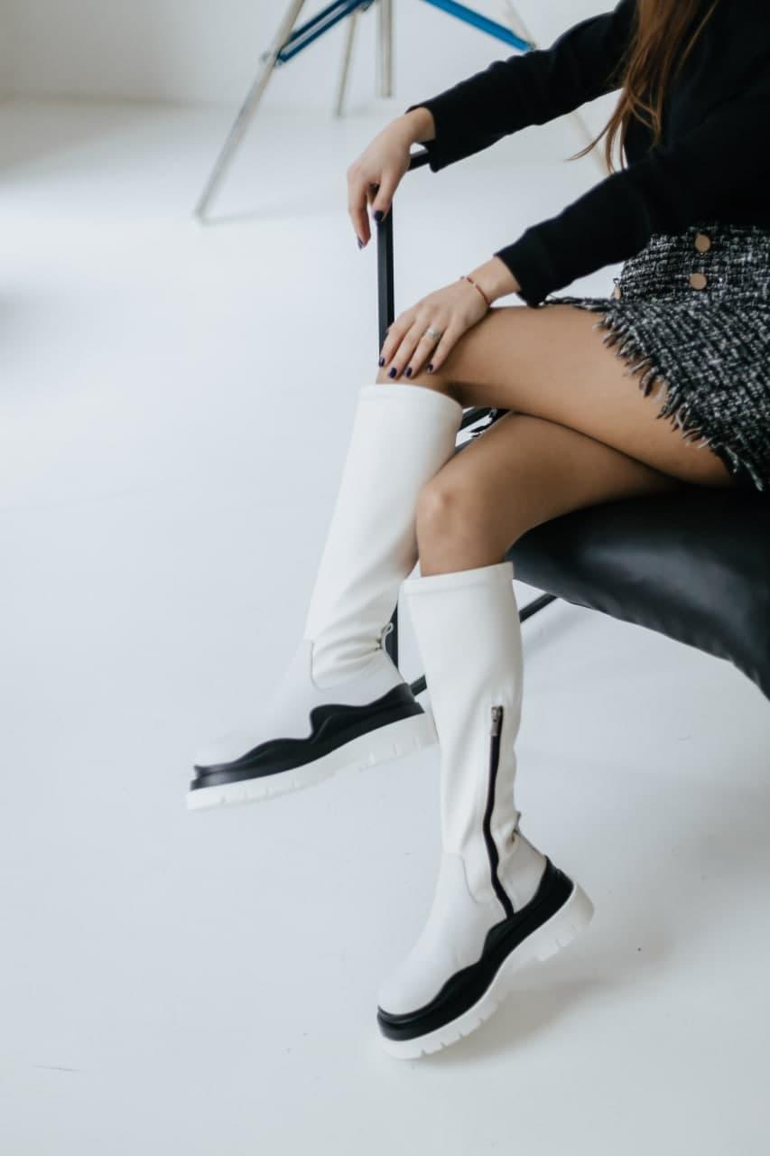 Bottega Veneta High White Premium (Фліс)