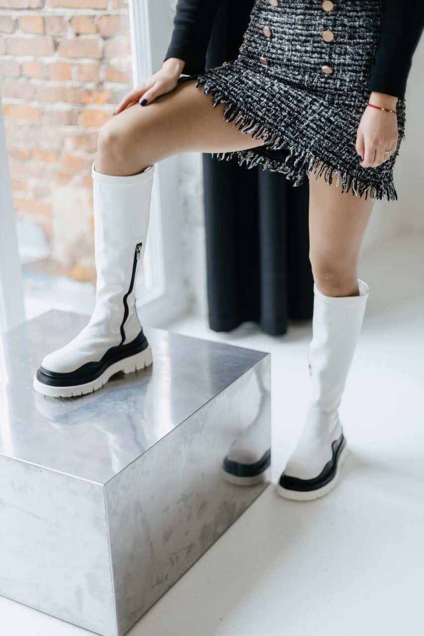 Bottega Veneta High White Premium (Фліс)