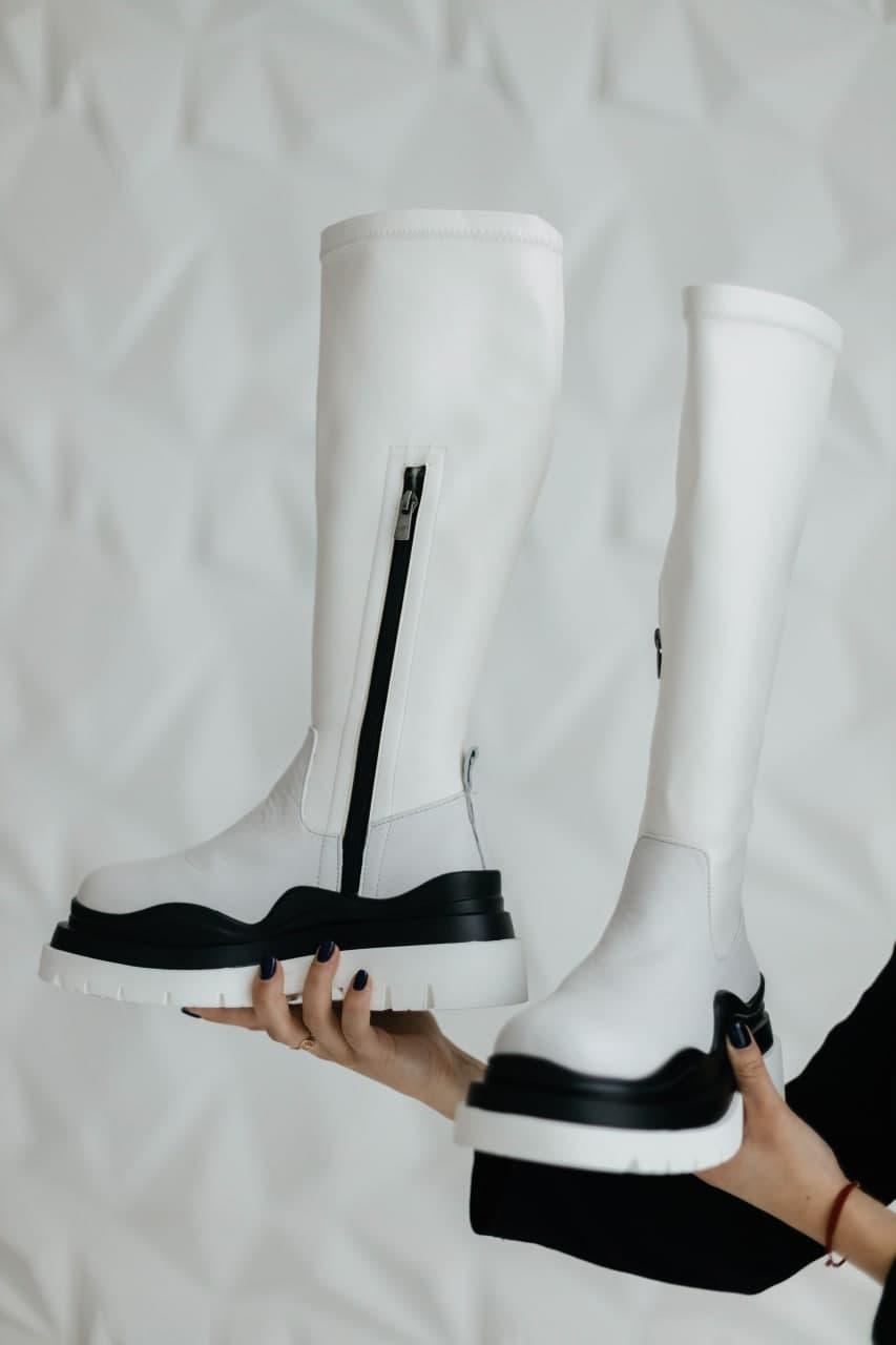 Bottega Veneta High White Premium (Фліс)
