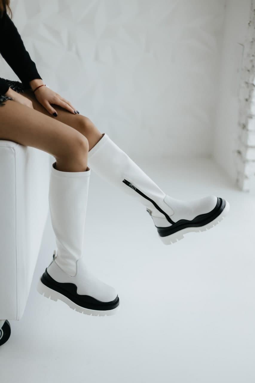 Bottega Veneta High White Premium (Фліс)