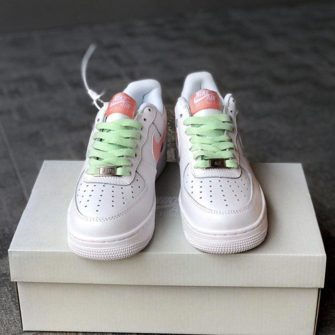 Nike Air Force 1 Pink Green