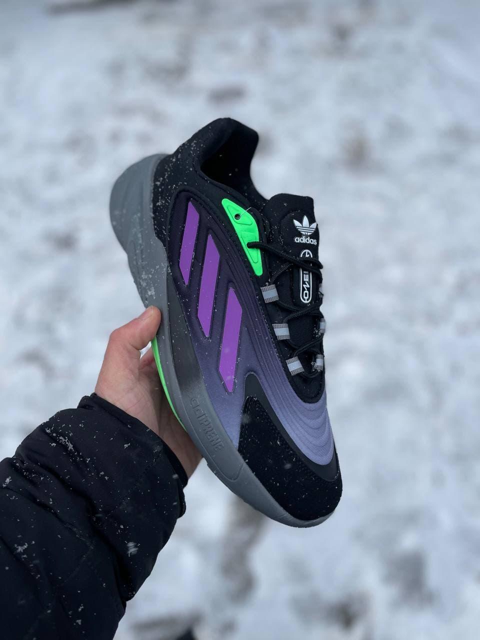 Adidas Ozelia Black Violet Green