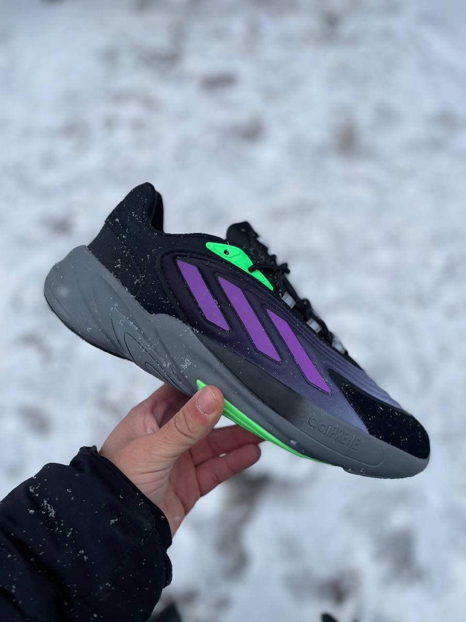 Adidas Ozelia Black Violet Green