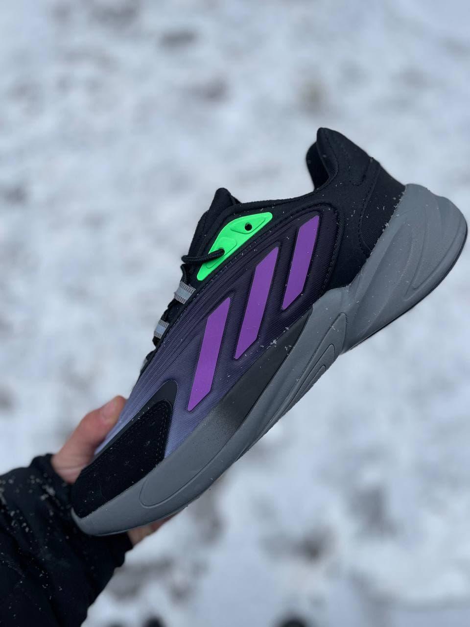 Adidas Ozelia Black Violet Green