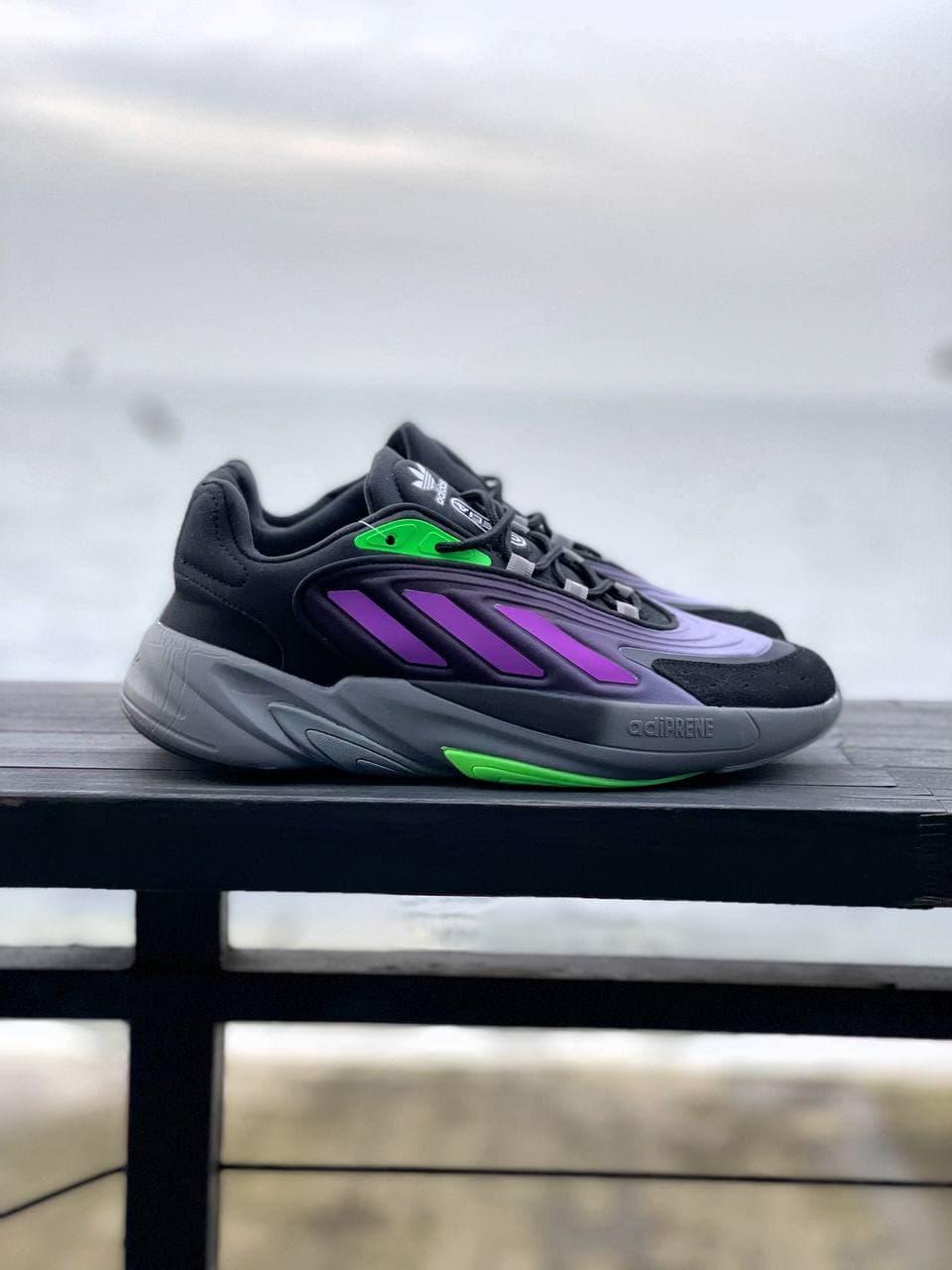 Adidas Ozelia Black Violet Green