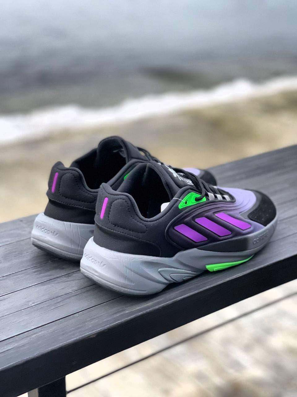 Adidas Ozelia Black Violet Green
