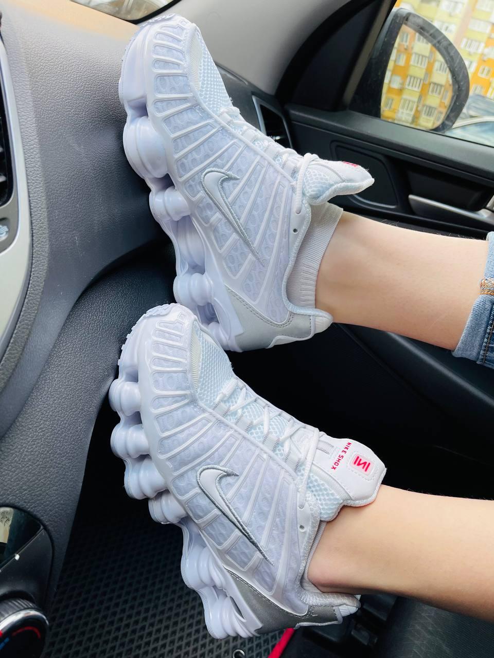 Nike Shox White Grey