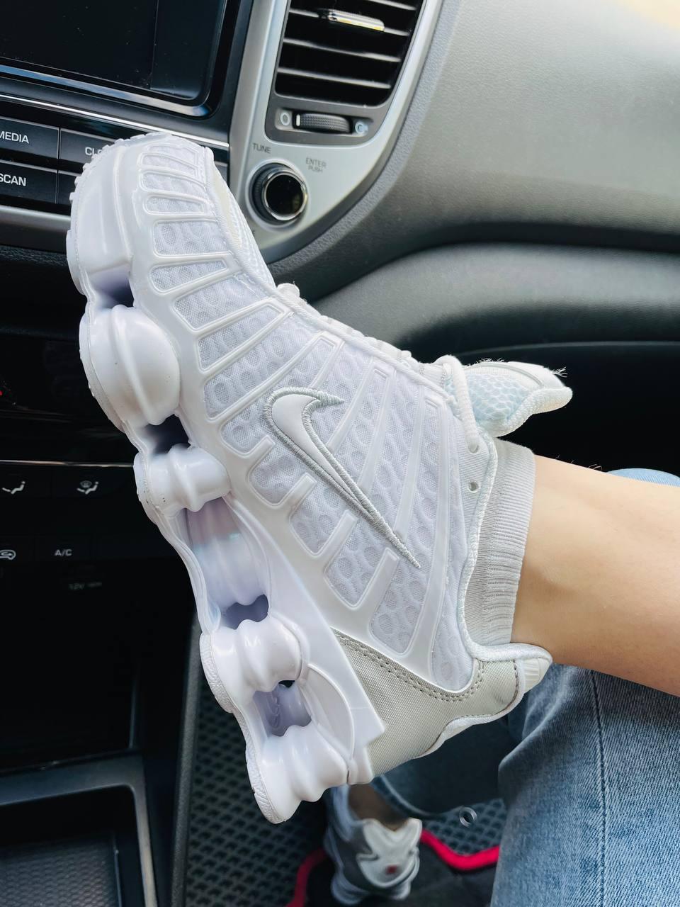 Nike Shox White Grey