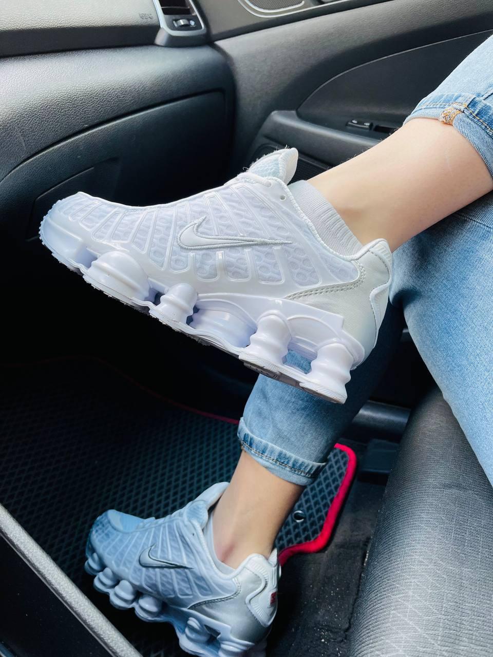 Nike Shox White Grey