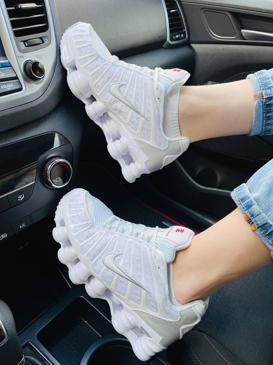 Nike Shox White Grey