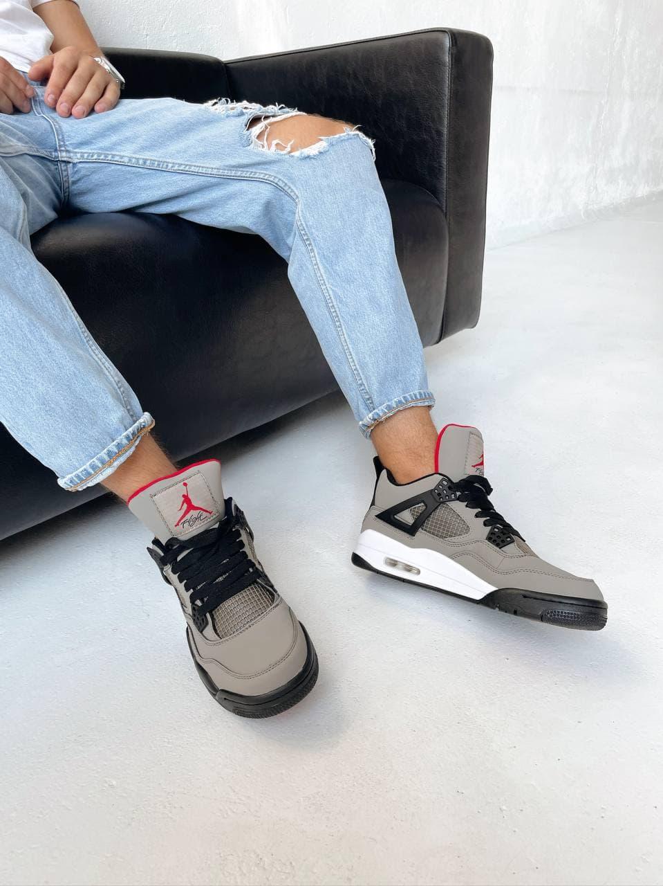 Nike Air Jordan 4 Retro Grey Black