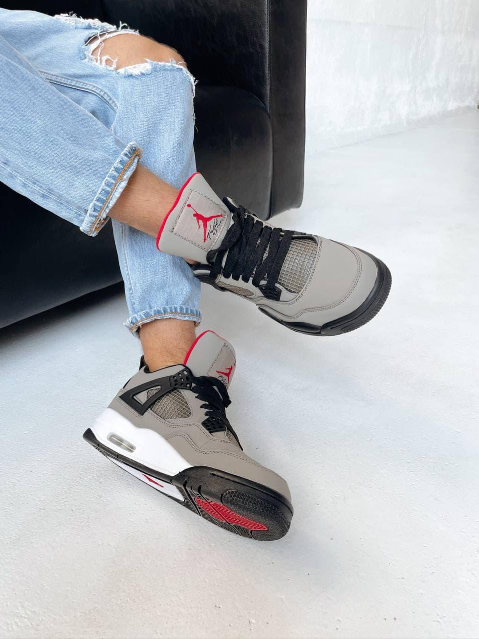 Nike Air Jordan 4 Retro Grey Black
