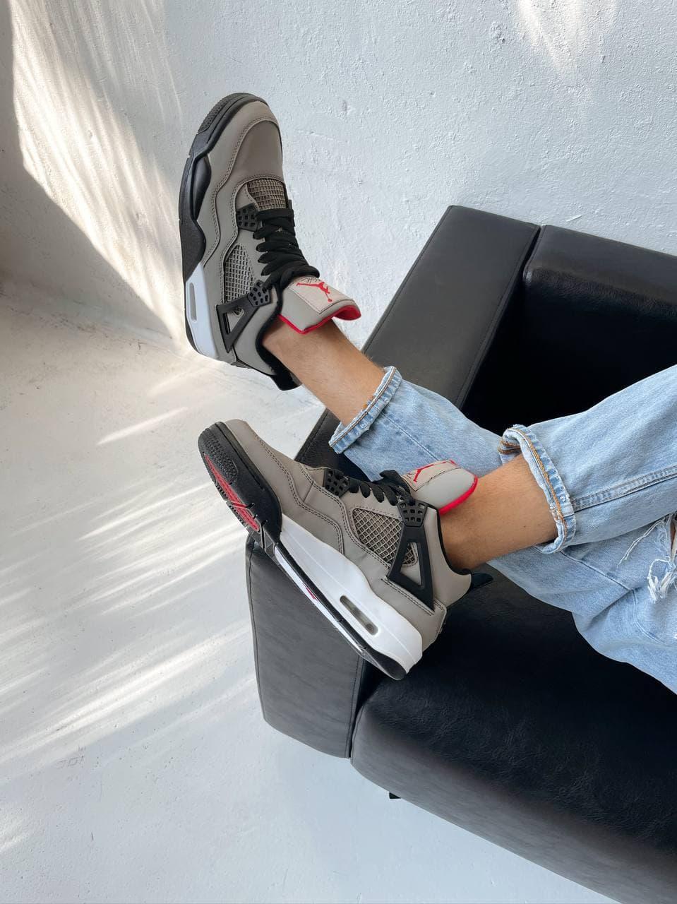Nike Air Jordan 4 Retro Grey Black