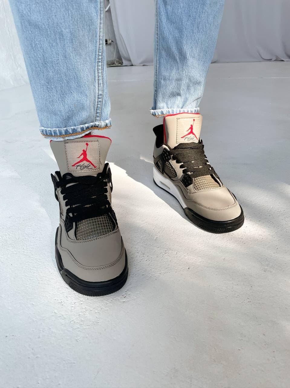 Nike Air Jordan 4 Retro Grey Black