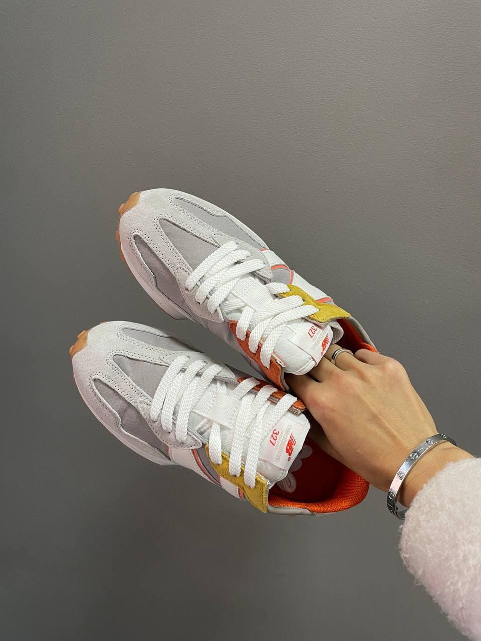 New Balance 327 Grey Orange