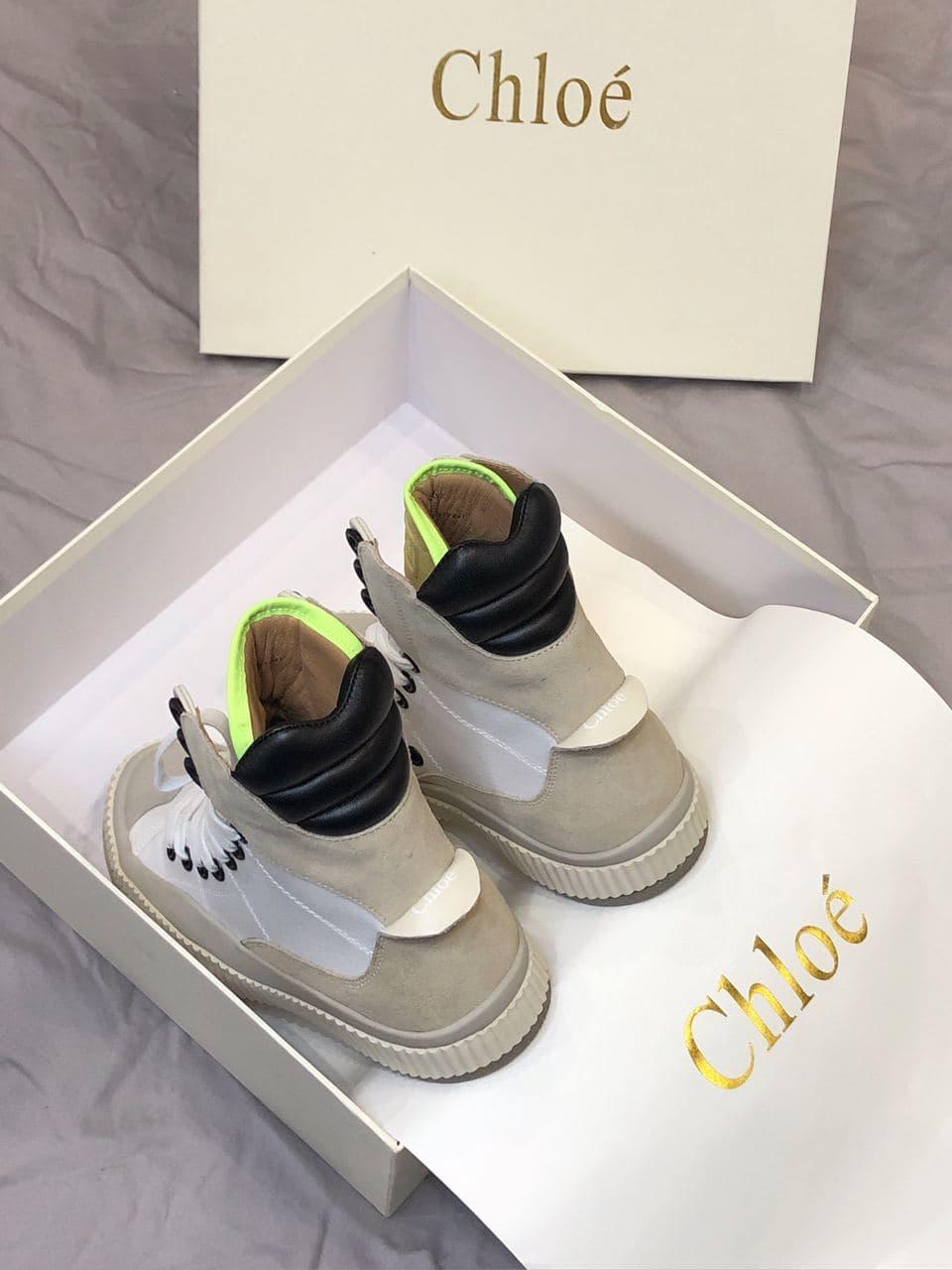 Chloé Clint High Top Neon Green