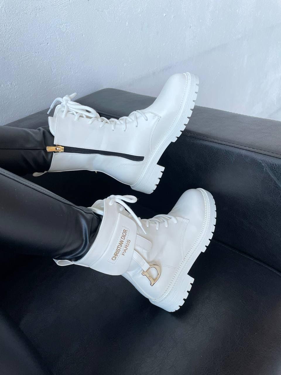 Dior Boots White Фліс