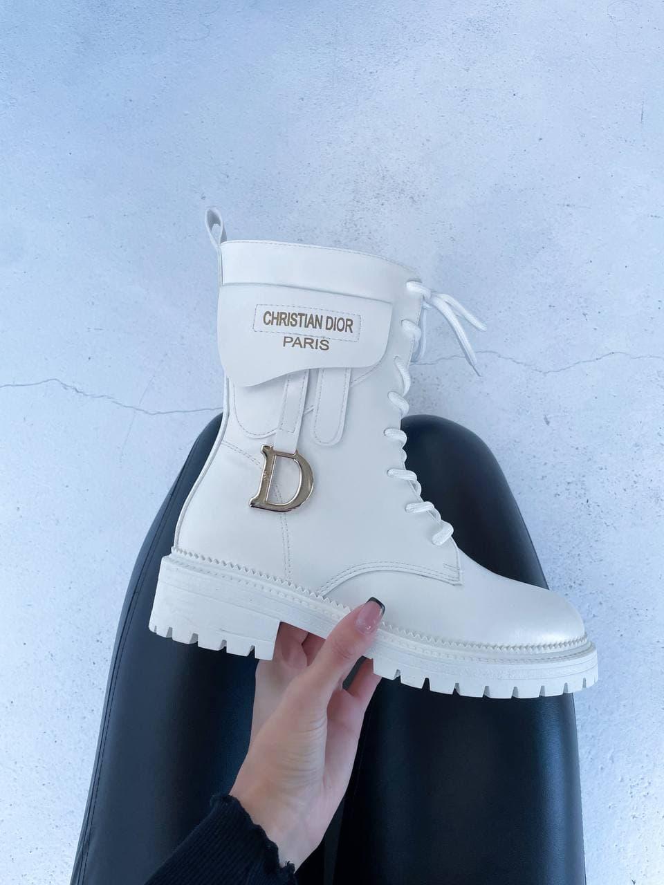 Dior Boots White Фліс