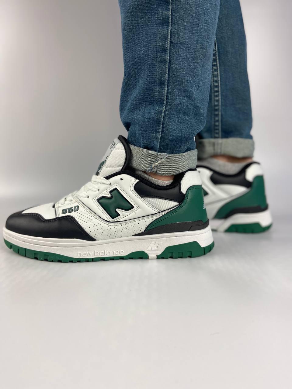 New Balance 550 White Green Black