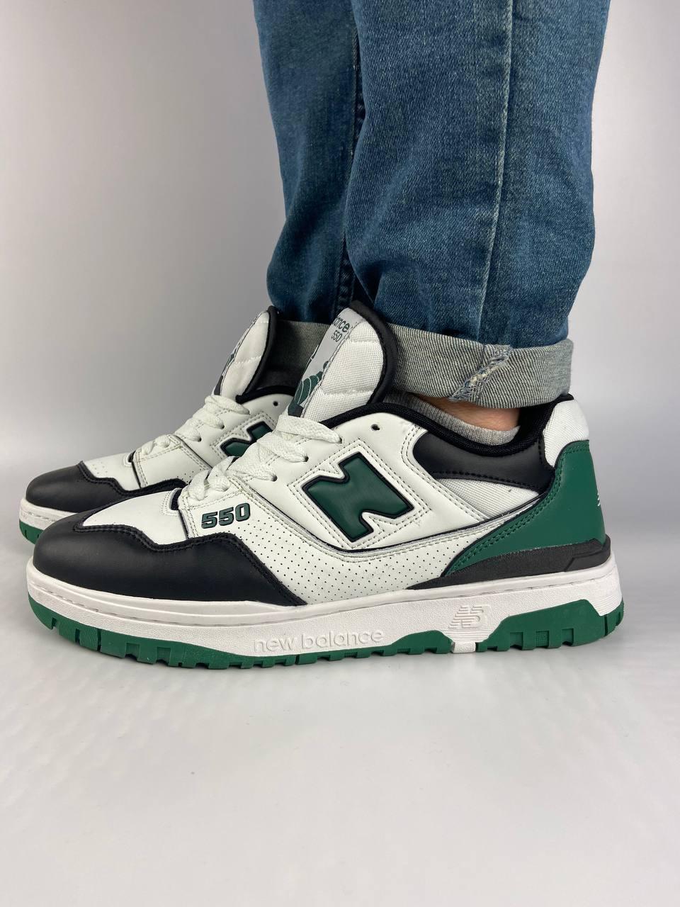 New Balance 550 White Green Black