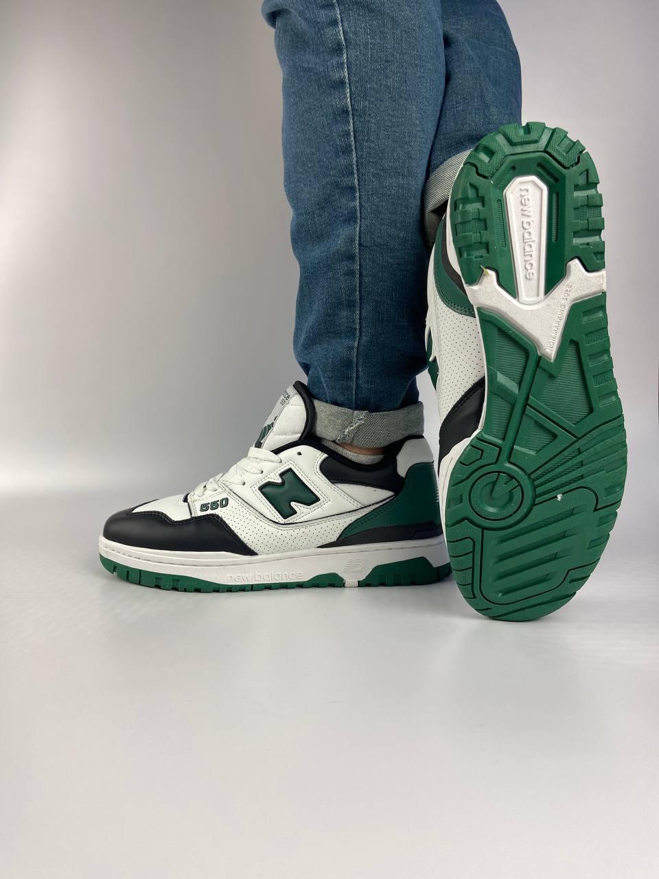 New Balance 550 White Green Black