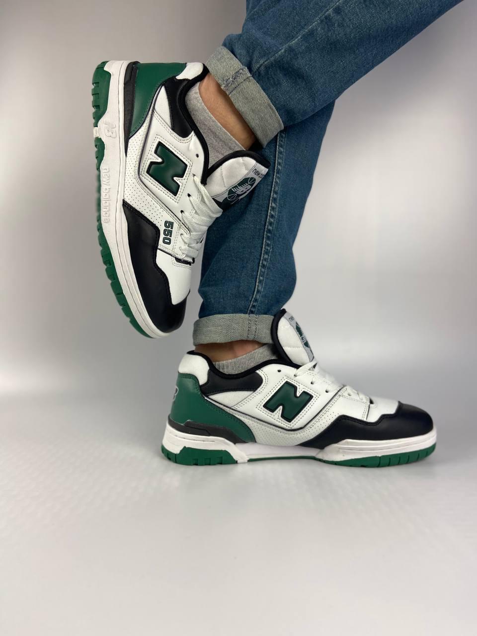 New Balance 550 White Green Black