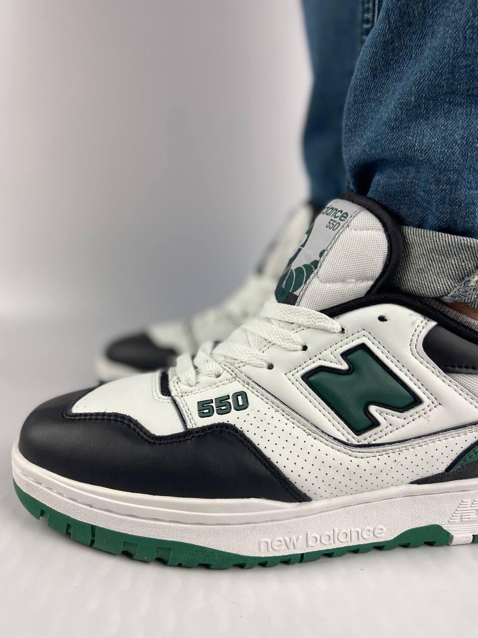 New Balance 550 White Green Black