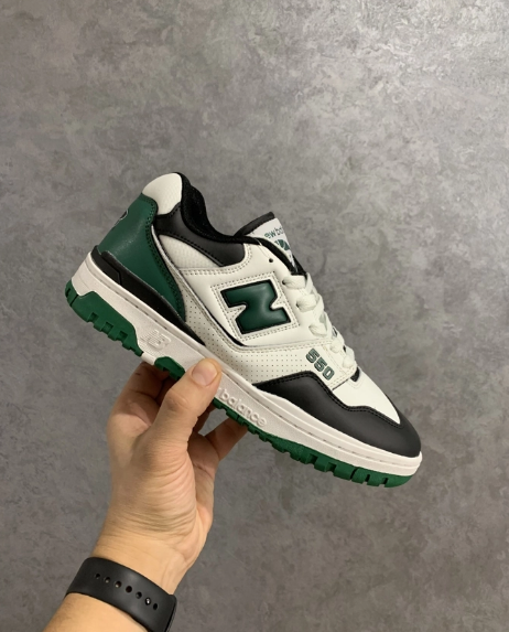 New Balance 550 White Green Black