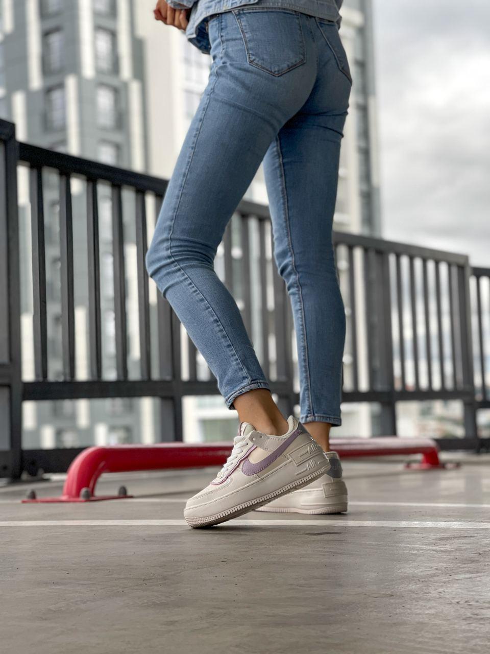Nike Air Force Shadow White Purple