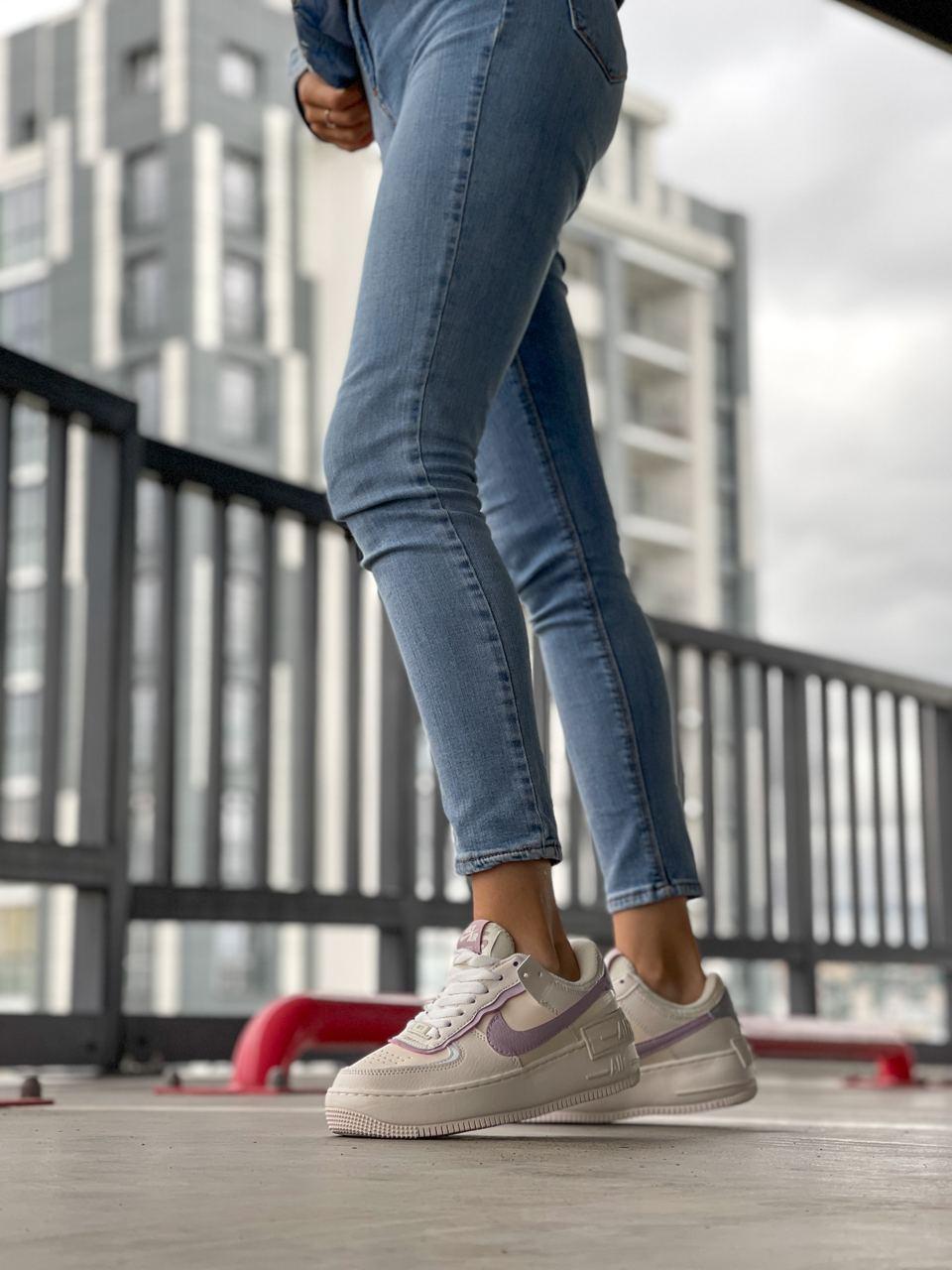 Nike Air Force Shadow White Purple