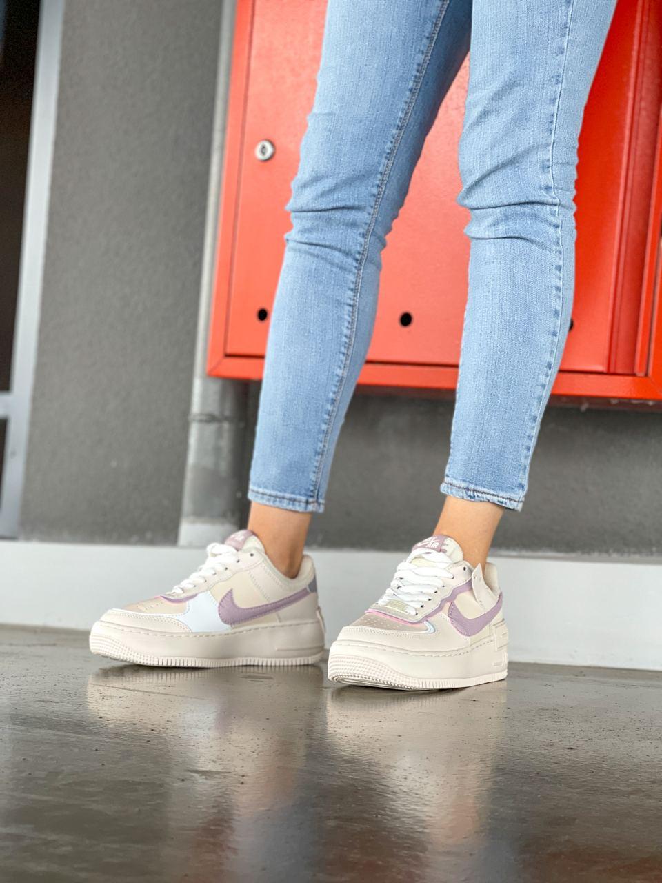 Nike Air Force Shadow White Purple