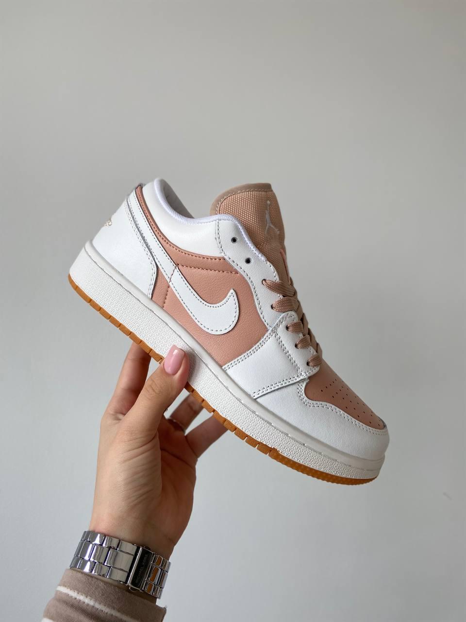 Nike Air Jordan 1 Low Tan White