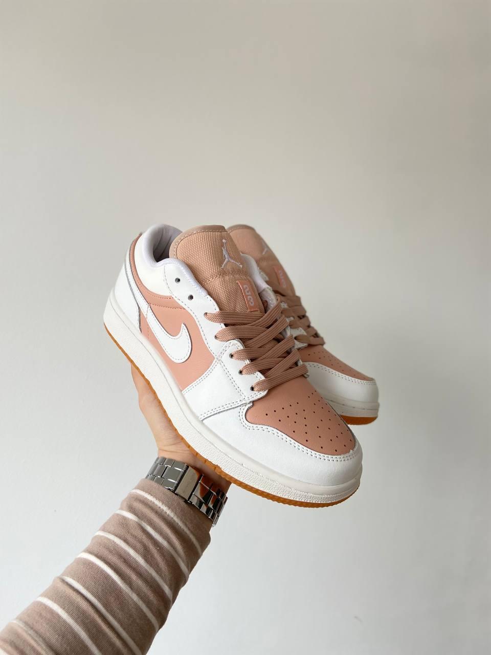 Nike Air Jordan 1 Low Tan White