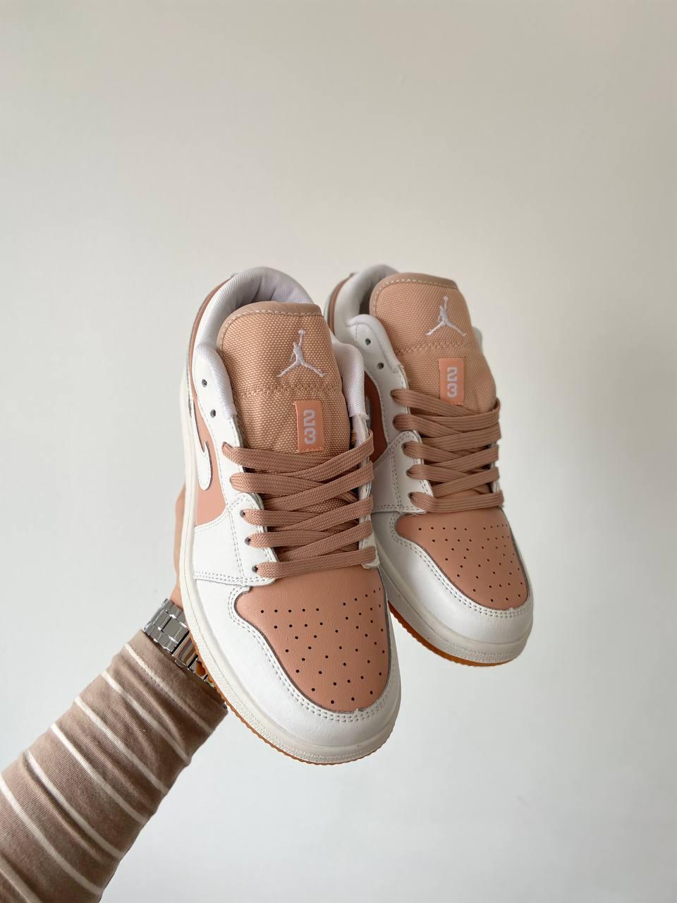 Nike Air Jordan 1 Low Tan White