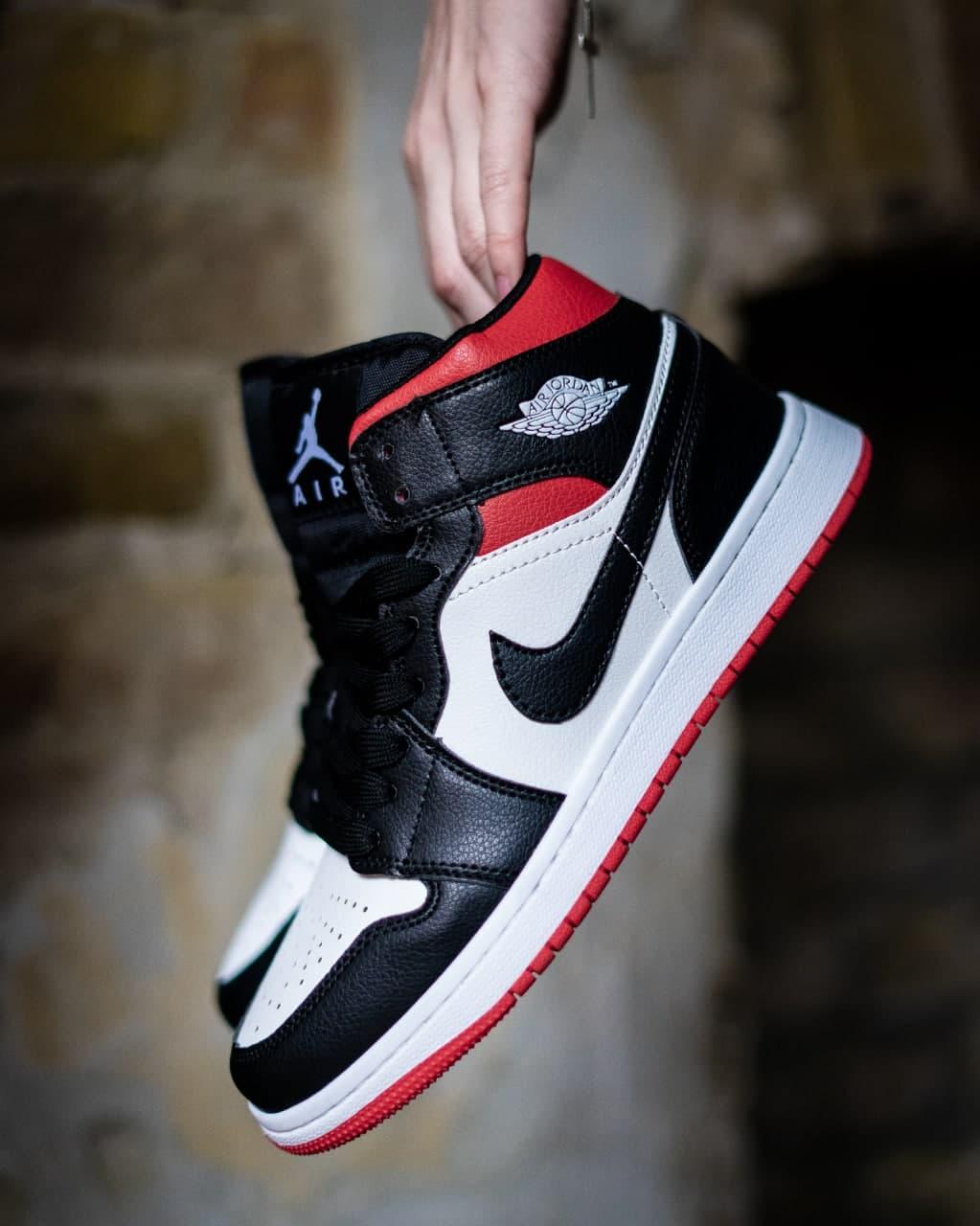 Nike Air JORDAN 1 Retro Mid White Red