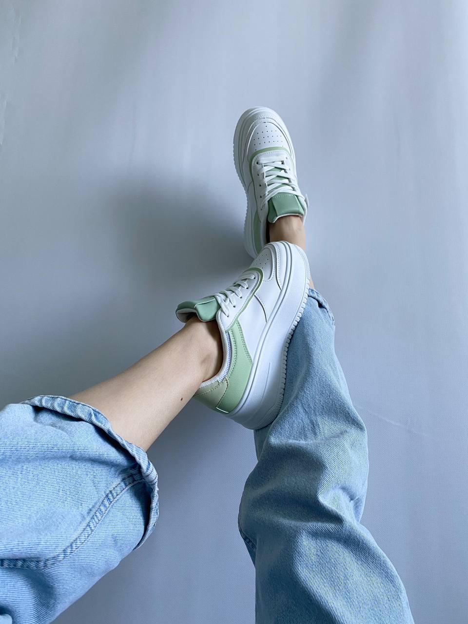 Sneakers White Green